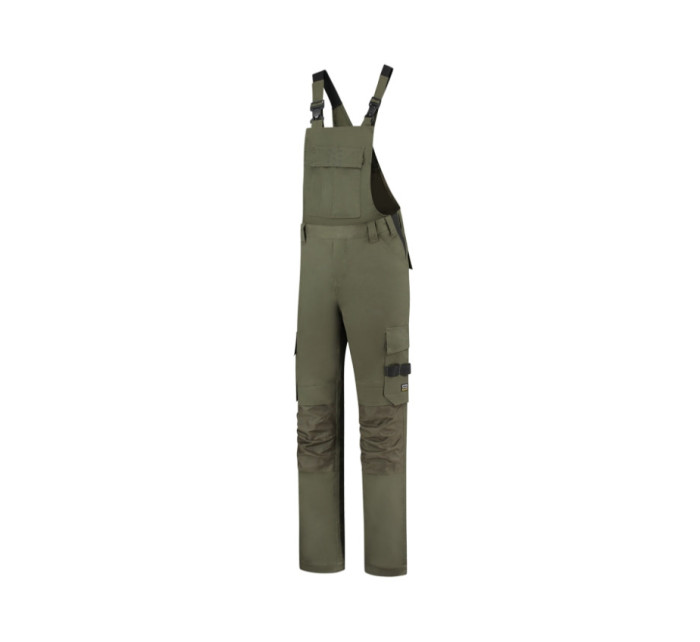 Bib & Brace Twill Cordura pracovní kalhoty s laclem unisex army