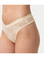 Dámská tanga Smart Deco High Leg string EX - YELLOW - sv. béžová 6720  - TRIUMPH