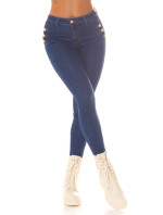 Sexy Highwaist Push-Up Jeans with buttons