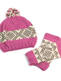 Art Of Polo Hat&Gloves Cz2600-2 Pink