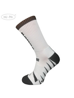 Raj-Pol Ponožky Pation Sport ABS White/Black