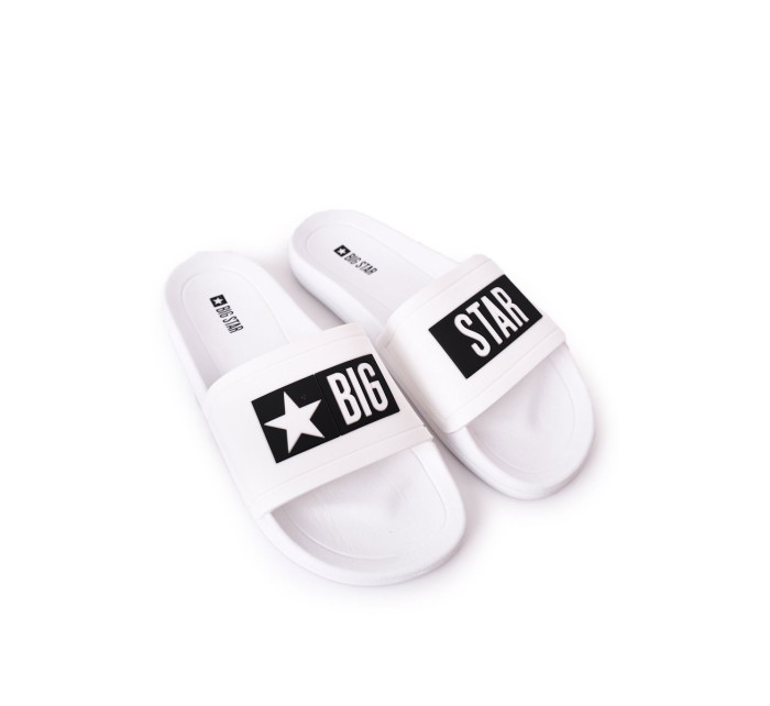 Men's Slippers Big Star White