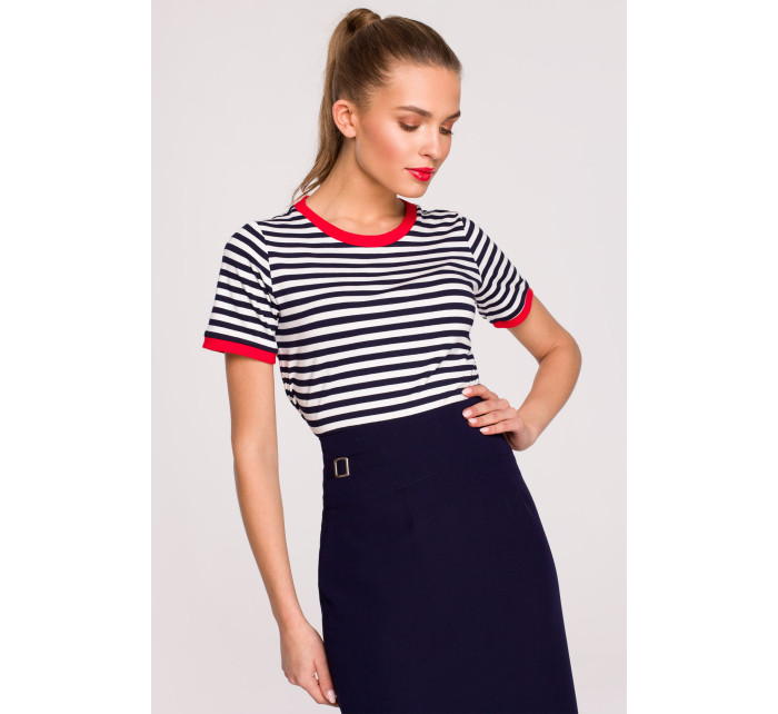 Stylove Sukně S297 Navy Blue