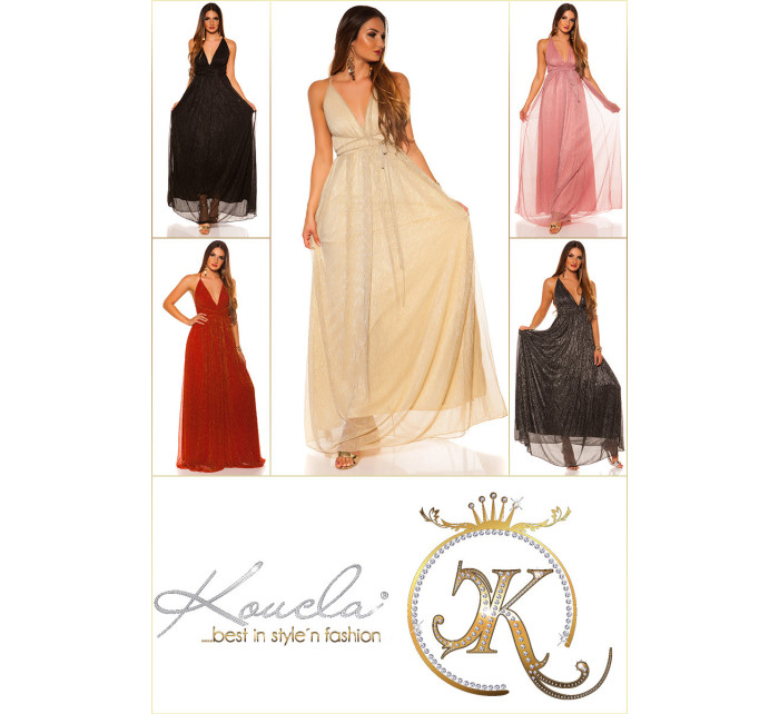 RedCarpetLook! Sexy KouCla Neckholder long dress