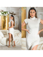 Sexy Koucla Midi-Knitdress with shoulder pads