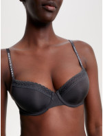 Dámská podprsenka TONAL LACE DEMI-CUP BRA UW0UW04546 BDS černá - Tommy Hilfiger