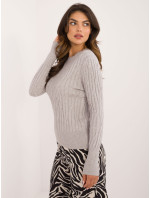 Sweter AT SW 2338 2.00 szary