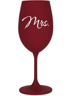 MRS. - bordo sklenice na víno 350 ml