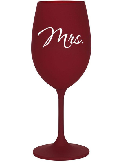 MRS. - bordo sklenice na víno 350 ml