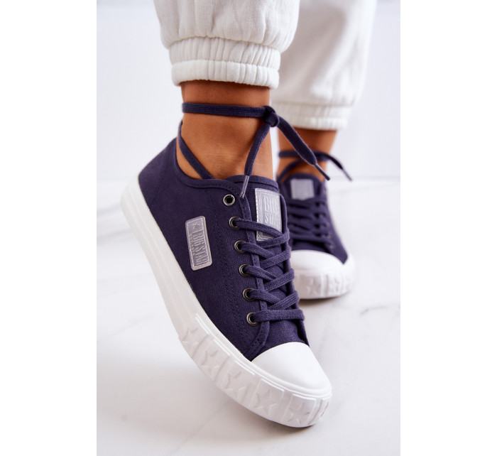 Classic Women's Sneakers BIG STAR JJ274494 Navy Blue