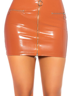 Sexy KouCla model 19609908 Mini Skirt With Zip - Style fashion