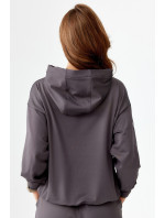 Mikina s kapucí model 20121121 Hoodie Dark Grey - Rough Radical