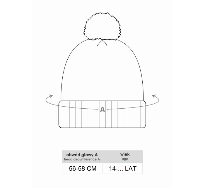 Yoclub Cap CZZ-0533K-0210 Ecru