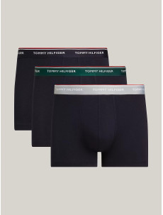 Pánské boxerky 3Pack WB TRUNK UM0UM01642 0XW tm. modré - Tommy Hilfiger