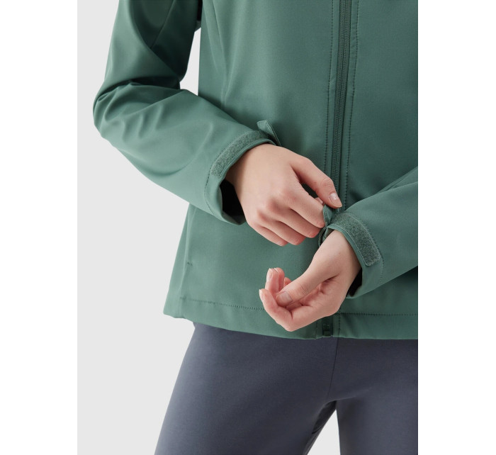 Dámská větruodolná bunda softshell membrána 5000 4F - zelená