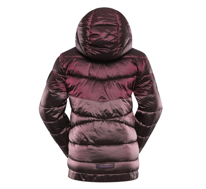 Dětská hi-therm bunda s impregnací ALPINE PRO GROLLO pink cosmos