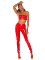 Sexy Koucla Highwaist Latex look pants with zip