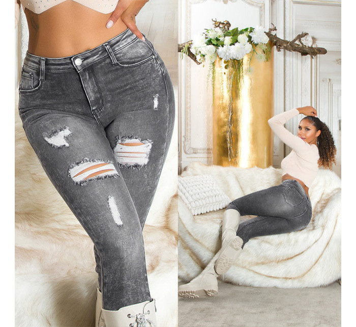 Sexy Musthave Highwaist Push-Up Jeans Used Look