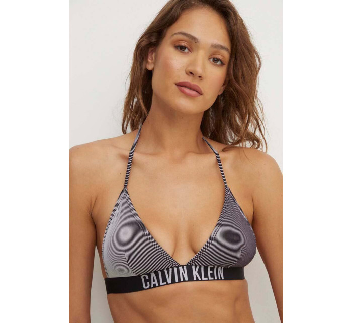 Dámská plavková podprsenka KW0KW02610 BEH černá - Calvin Klein