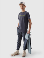 Chlapecké tričko s potiskem 4F - šedé