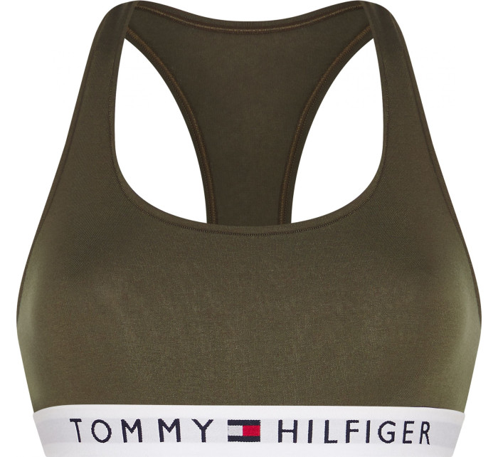 Bralette podprsenka UW0UW02037 RBN khaki - Tommy Hilfiger