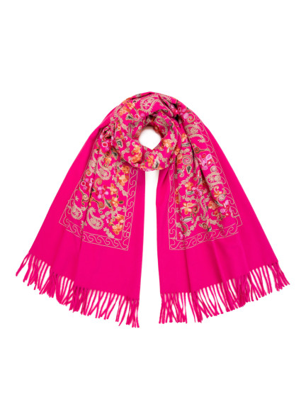 Art Of Polo Scarf sz24132-1 Raspberry