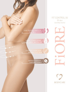 Fiore Fit Control 20 den M5204 kolor:light natural