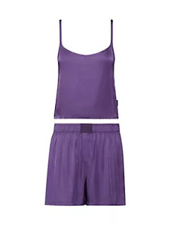 Spodní prádlo Dámské pyžamo SLEEVELESS SHORT SET 000QS7153ELL8 - Calvin Klein