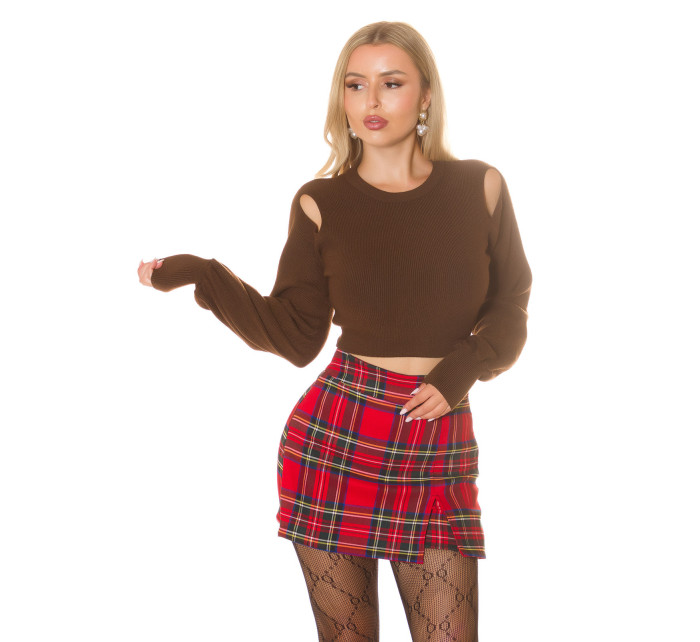 Sexy Crop Jumper with cut model 20753573 - Style fashion