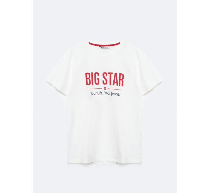 Tričko Big Star 152058 100 Off White 100