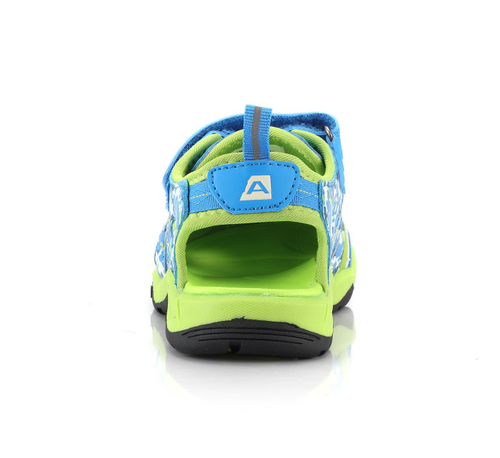 Dětské outdoorové sandály ALPINE PRO GROBO neon atomic blue