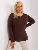 Sweter PM SW PM model 20193847 ciemny brązowy - FPrice