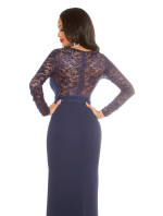 Sexy KouCla Maxi model 19589845 with lace long sleeve - Style fashion