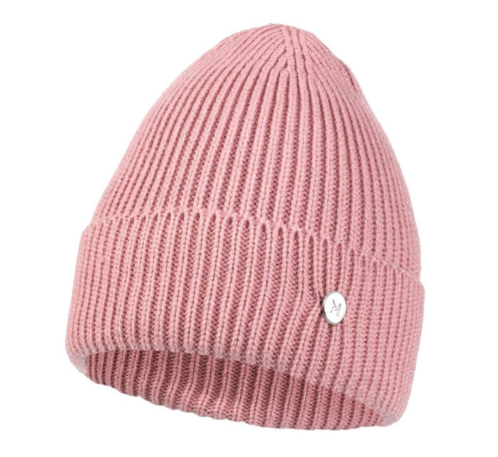 Dámská čepice beanie Knitland růžová