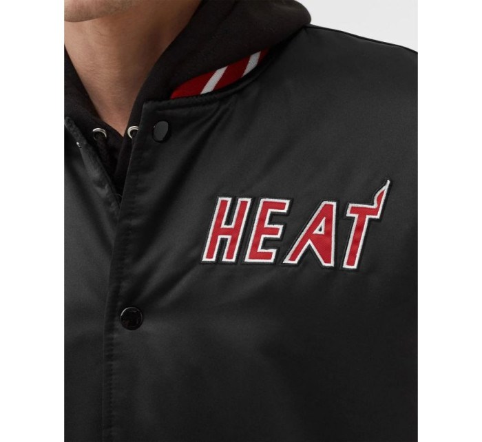 NBA Heavyweight Satin Jacket Miami Heat M model 19365221 pánské provedení - Mitchell & Ness