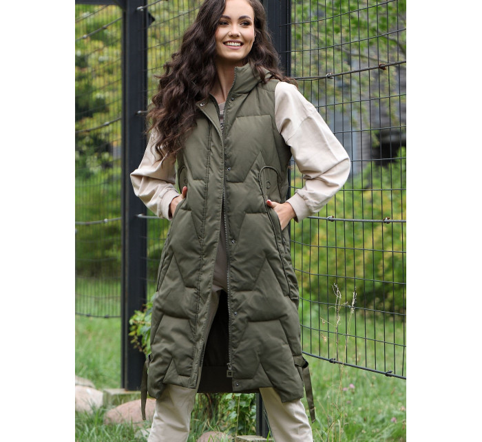 Dámská vesta BLH220050F Khaki - Perso