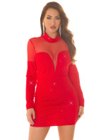 Sexy Koucla Glitter Minidress with Mesh model 19636500 - Style fashion