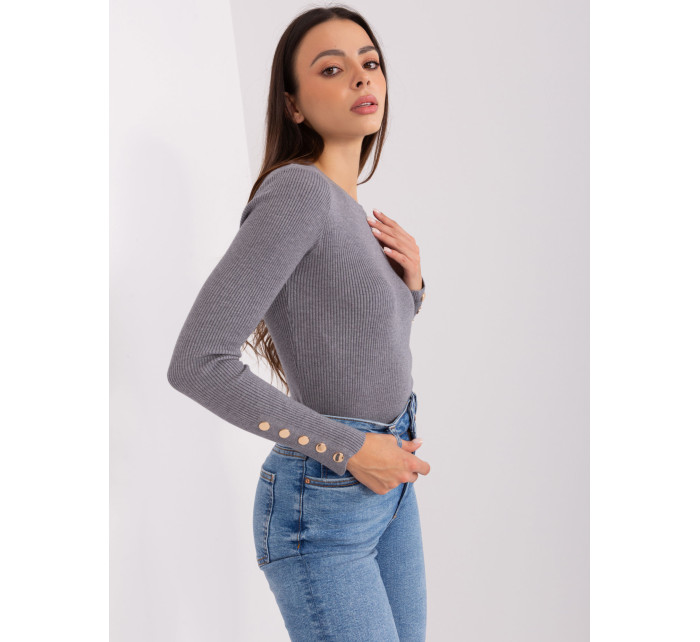 Sweter PM SW model 18909257 ciemny szary - FPrice