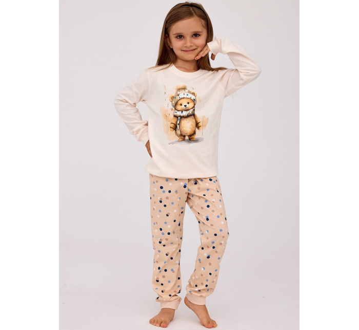 Dívčí pyžamo Cornette Kids Girl 594/180 Sweet Bear dł/r 86-128