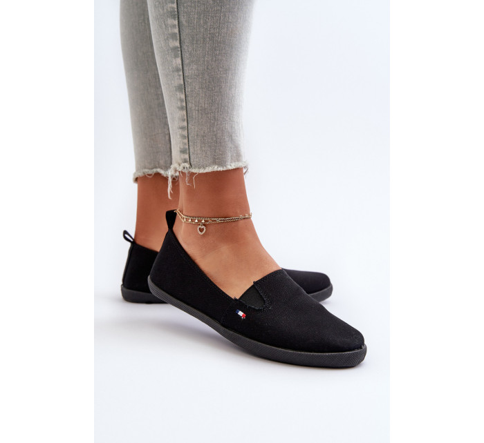 Dámské Slip-On Sneakers Sneakers Black Adrancia