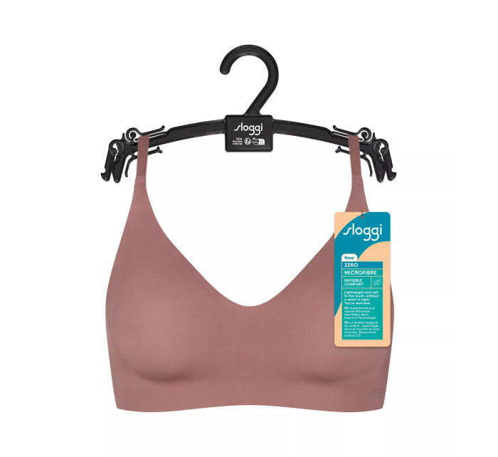 Dámská podprsenka ZERO Microfibre 2.0 Bralette - CACAO - kakaová 1141 - SLOGGI