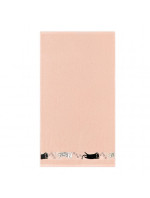 Zwoltex Kids Towel Cats Powder Pink