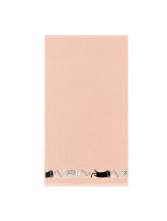 Zwoltex Kids Towel Cats Powder Pink