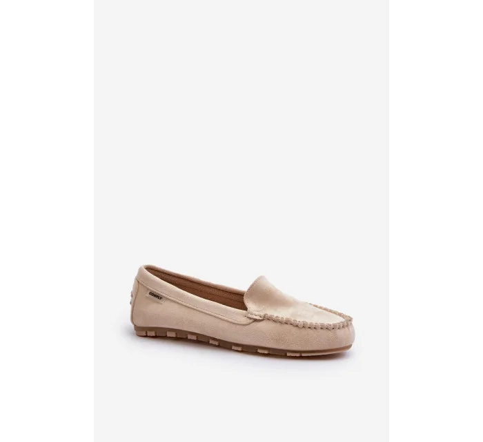 Dámské mokasíny DF937 Světle béžová - Step in style