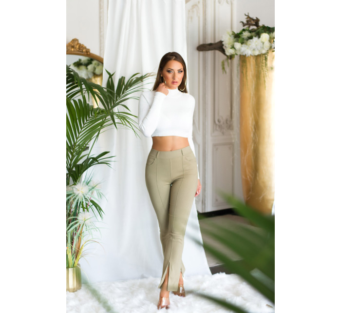 Sexy  Highwaist Pants with cut model 19627078 - Style fashion