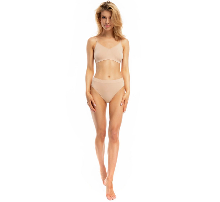 Dámský sportovní top Bamboo Bralette beige - JULIMEX