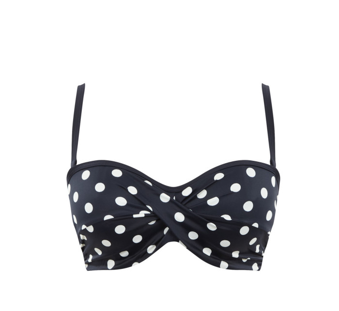 Dámský vrchní díl plavek Anya Riva Spot Bandeau navy/vanilla SW1453 - Panache