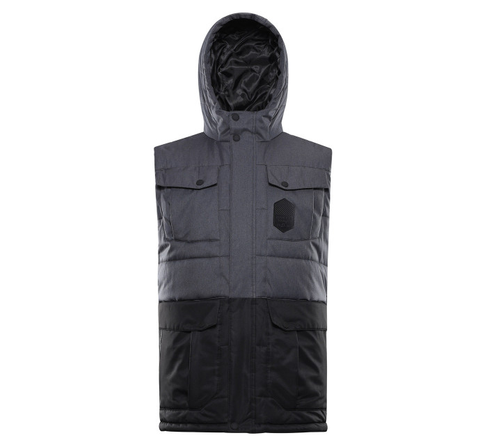 Pánská vesta s membránou ptx ALPINE PRO HARD dk.true gray