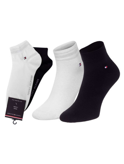 Ponožky Tommy Hilfiger 2Pack 342025001 Black/White