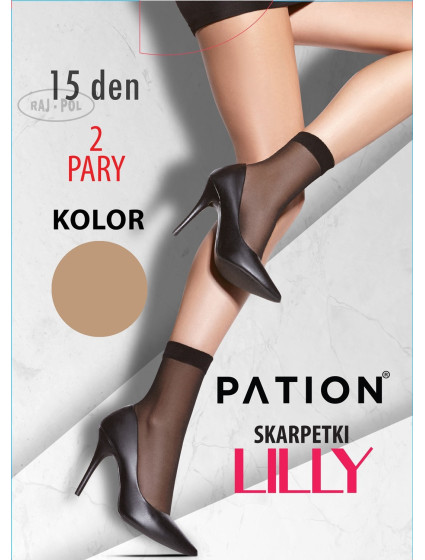 Raj-Pol Ponožky Pation Lilly 15 DEN Beige